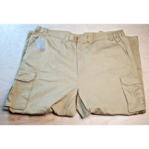 Boulder Creek Trading Cargo Pants Big Tall Mens Size 54 38L Tan Chino Khaki Co